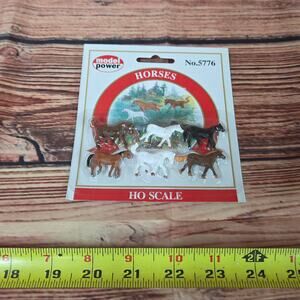 Model power H.O scale Horses #5776 Diorama Accessories sealed